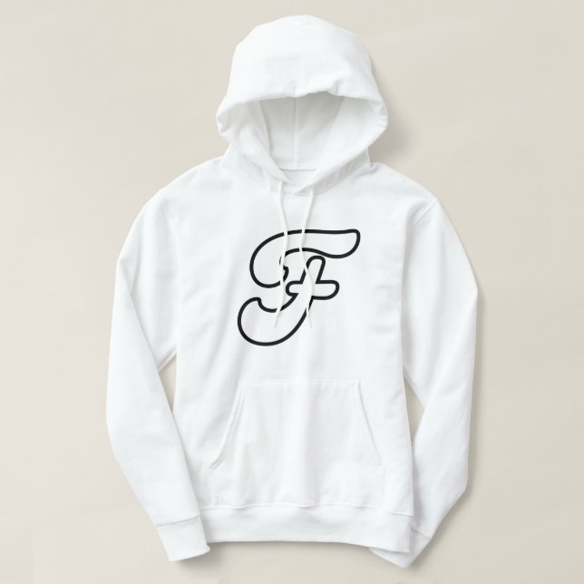 Letter F-Design for Identity Style Personal Hoodie (Design Front)