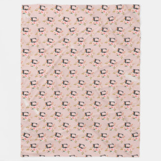 Letter F Fleece Blanket