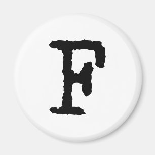 Letter F Magnet