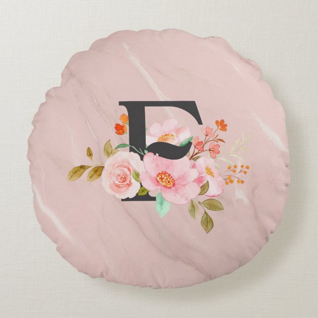 Letter F Round Cushion (Front)
