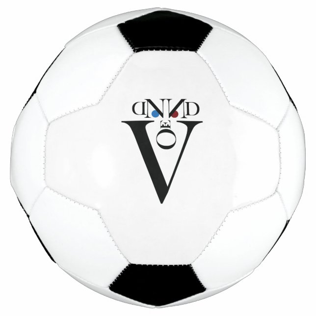 Letter Face Soccer Ball (Front)