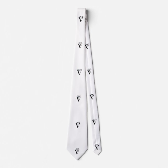 Letter Face Tie (Front)