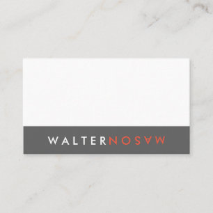 Letter Flip Business Card