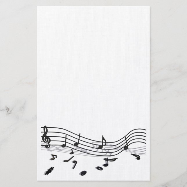 letter for music lovers stationery (Front)