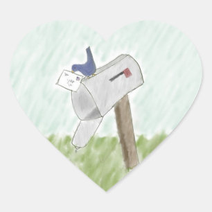 Letter from a Bluebird Stickers