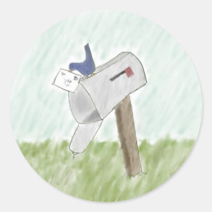 Letter from a Bluebird Stickers