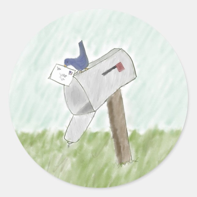 Letter from a Bluebird Stickers (Front)