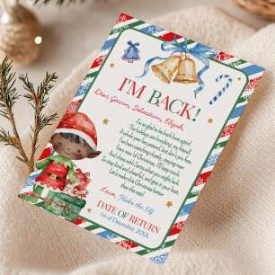 Letter from Elf Christmas Boy Letter Card