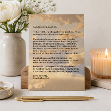 Letter from God Faith & Encouragement
