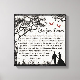 Letter From Heaven Canvas Print