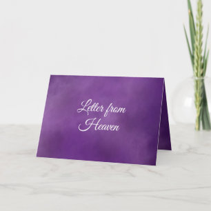 Letter From Heaven - Personalise with Pet's Name Card