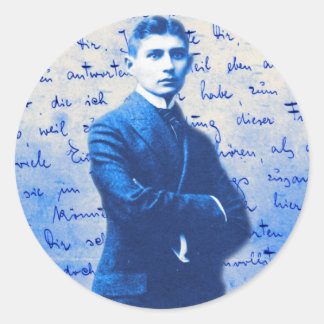 Letter From Kafka Classic Round Sticker