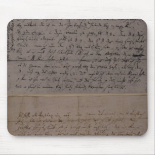 Letter from Leopold Mozart Mouse Mat