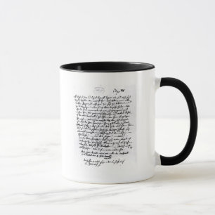 Letter from Mozart to his Father, 5th April Mug