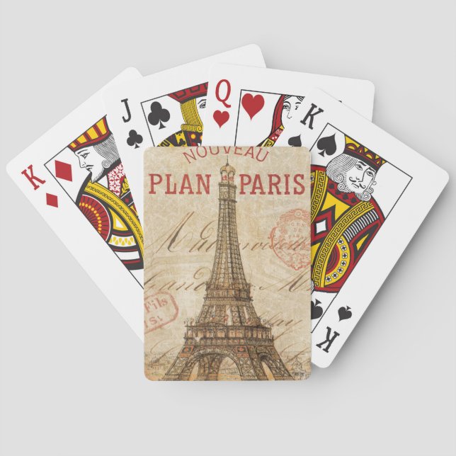 Letter from Paris Playing Cards (Back)
