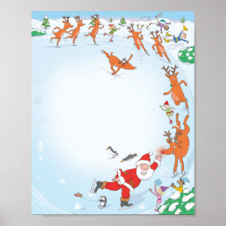 Letter from Santa (Blank for you to write) Poster