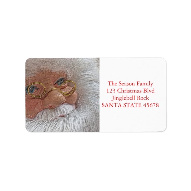 Letter from Santa Christmas Label (Front)