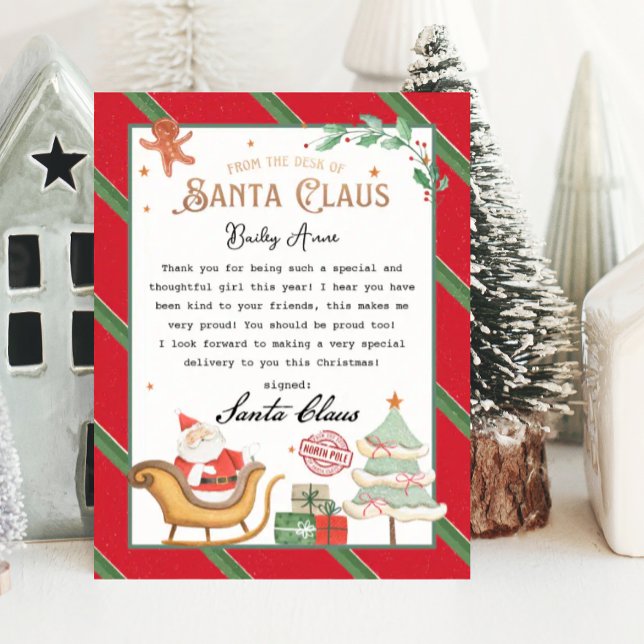 Letter From Santa Claus Christmas letter (letter from santa claus)
