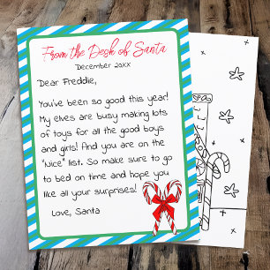 Letter from Santa Clause Kid's Christmas