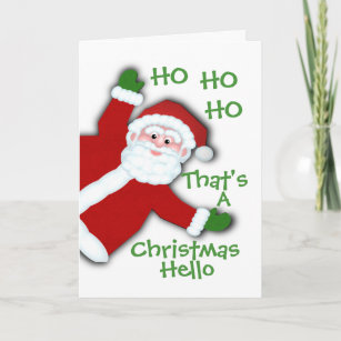 Letter from Santa Holiday Card