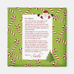 Letter from Santa Magnet