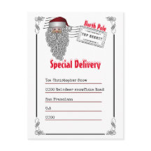 Letter from Santa North Pole to children