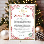 Letter from Santa, Santa letter for kids<br><div class="desc">Enjoy this personalised Santa Letter,  which is the perfect stocking stuffer and a great way to add some extra magic this Christmas. It's easy for you to reward your child's good behaviour and the kids will love reading a personalised letter from Santa Claus!!</div>
