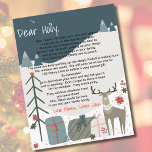 Letter From Santa Scandi Merry Christmas<br><div class="desc">Make Christmas extra special for your child by sending a personalised letter from Santa Claus in the North Pole. They will get excited about Santa's reindeer pulling the sleigh. Customise the letter to make it your own. This cute scandi design is both fresh and unique. Your child will love getting...</div>