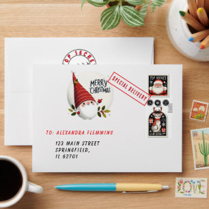 Letter from Santa Stamped envelope