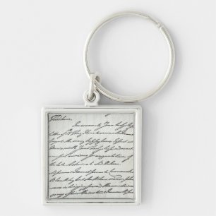 Letter from William IV to Lady Nelson Key Ring