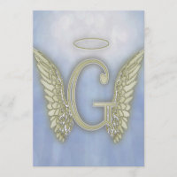 Letter G Angel Monogram