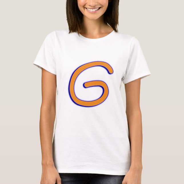 Letter G curve T-Shirt (Front)
