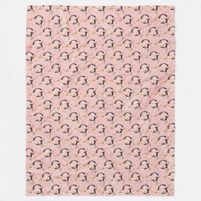 Letter G Fleece Blanket (Front)