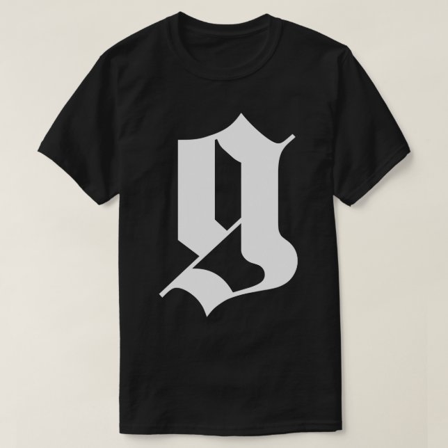 letter g for gothic T-Shirt (Design Front)