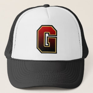Letter "G" monogrammed Trucker Hat