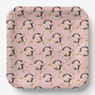 Letter G Paper Plate