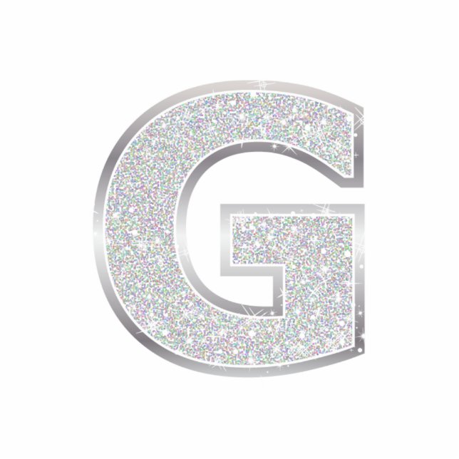 Letter G Photo Sculpture Magnet (Front)