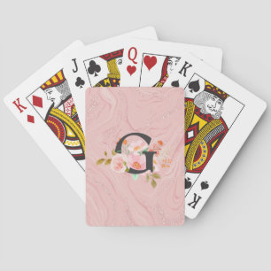 Letter G Playing Cards
