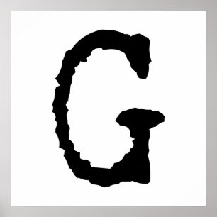 Letter G Poster