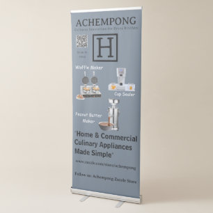 Letter H – Culinary Innovation Display Retractable Banner