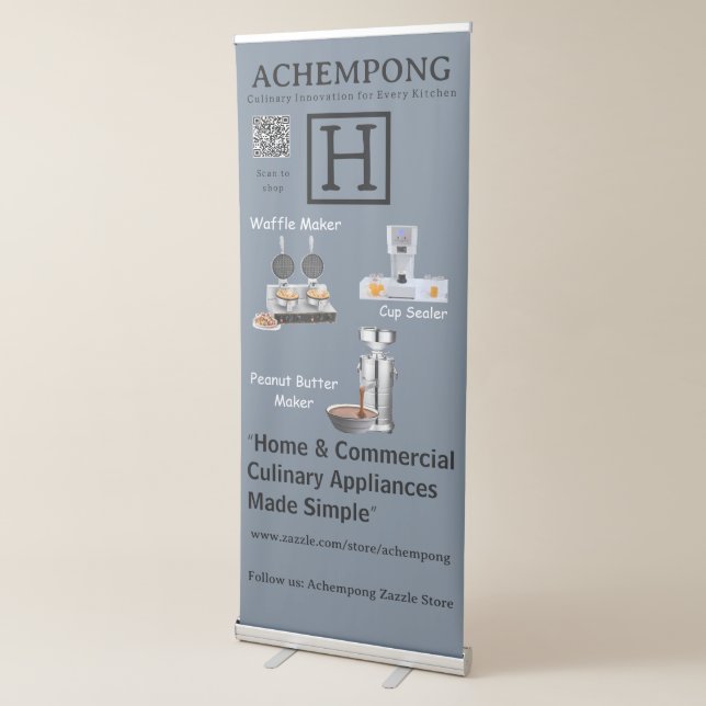 Letter H – Culinary Innovation Display Retractable Banner (3/4)