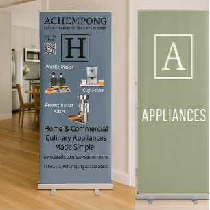 Letter H – Culinary Innovation Display Retractable Banner