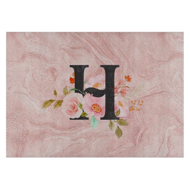 Letter H Cutting Board (Front)