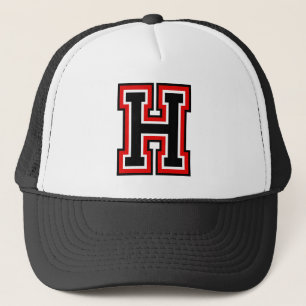 Letter "H" Initial Trucker Hat