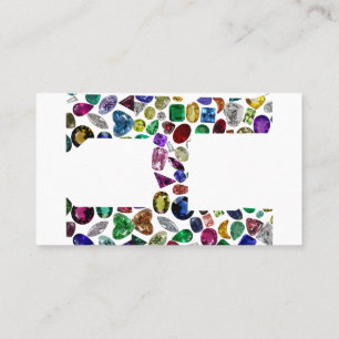 Letter H Monogram Business Card