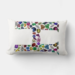 Letter H Monogram Lumbar Cushion