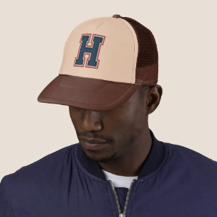 Letter "H" Monogram Trucker Hat
