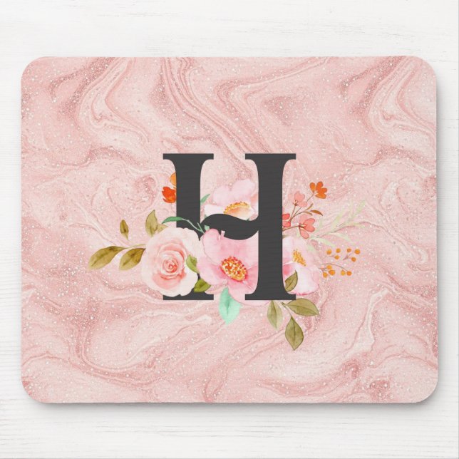 Letter H Mouse Mat (Front)