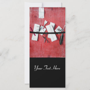 LETTER HOLDER IN WOOD MONOGRAM black red white