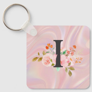 Letter I Key Ring